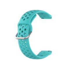 BStrap Silicone Dots szíj Garmin Vivoactive 4s, teal