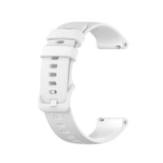 BStrap Silicone Land szíj Garmin Vivoactive 4s, white