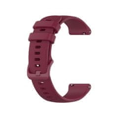 BStrap Silicone Land szíj Garmin Vivoactive 4s, vine red