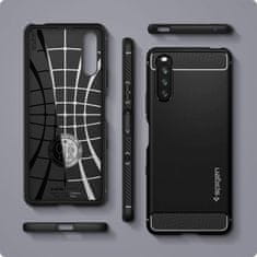 Spigen Rugged Armor szilikon tok Sony Xperia 10 III, fekete