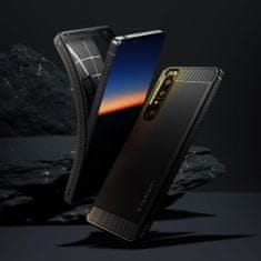 Spigen Rugged Armor szilikon tok Sony Xperia 1 III, fekete