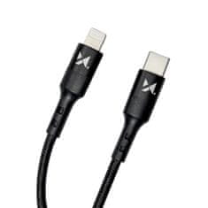 MG kábel USB-C / Lightning PD 18W 2m, fekete