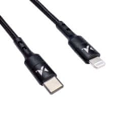 MG kábel USB-C / Lightning PD 18W 1m, fekete