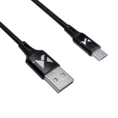 MG kábel USB / USB-C 2.4A 2m, fekete