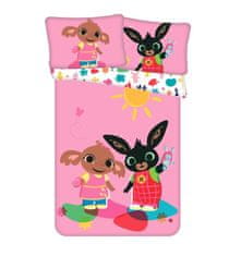 Jerry Fabrics Pamut lepedő, Bing Bunny 050, 100 x 135 cm, Jerry Fabrics