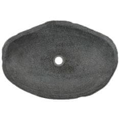 Greatstore ovális folyami kő mosdókagyló 60 - 70 cm