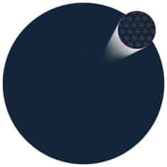 shumee fekete és kék napelemes lebegő PE medencefólia 250 cm