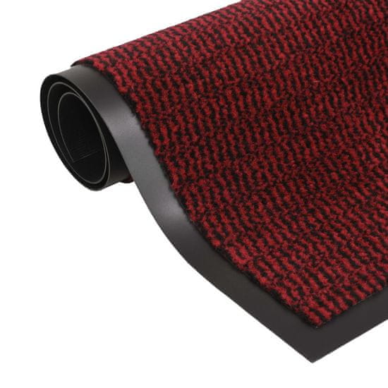 shumee négyszögletes szennyfogó szőnyeg 80 x 120 cm piros