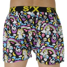 Styx Unicorn art férfi klasszikus boxeralsó sport gumi (B1158) - méret XL