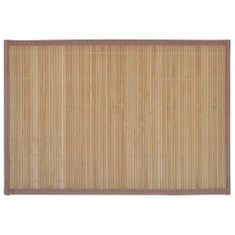 Greatstore 242108 6 Bamboo Placemats 30 x 45 cm Brown