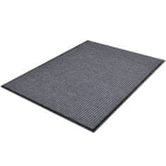 shumee 2 db szürke PVC lábtörlő 90 x 60 cm