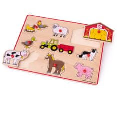 Bigjigs Toys Farmhouse Puzzle