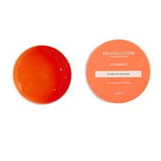 Revolution Skincare Szemkörnyékápoló tisztító zselés párnák Vitamin C (Glow Eye Patches) 30 pár