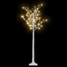 Greatstore 140 LED-es beltéri/kültéri meleg fehér fűz karácsonyfa 1,5 m