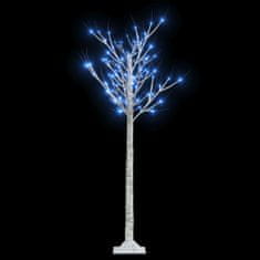 Greatstore 140 LED-es beltéri/kültéri kék fűz karácsonyfa 1,5 m