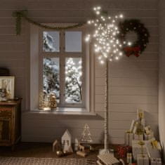 Vidaxl 200 LED-es bel-/kültéri hideg fehér fűzfa karácsonyfa 2,2 m 328685