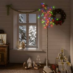 Vidaxl 200 LED-es bel-/kültéri színes fűzfa karácsonyfa 2,2 m 328687