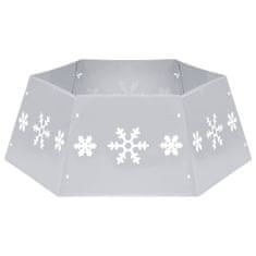 shumee ezüst-fehér karácsonyfatalp-takaró Ø68 x 25 cm