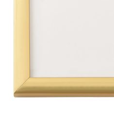 Greatstore 3 db aranyszínű MDF fali/asztali fényképkeret 50 x 50 cm