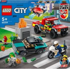 LEGO City 60319 Tűzoltás és rendőrségi hajsza