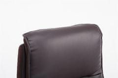 BHM Germany Villach irodai szék, műbőr, barna