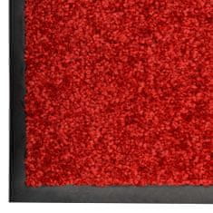 Greatstore piros mosható lábtörlő 90 x 120 cm
