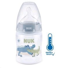 Nuk First Choice hőmérséklet-szabályozó cumisüveg 150 ml kék