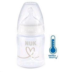 Nuk First Choice hőmérséklet-szabályozó cumisüveg 150 ml fehér