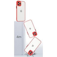 IZMAEL Milky Case hajlékony tok szilikonból Xiaomi Redmi Note 10 5G/Poco M3 Pro telefonra KP11728 piros