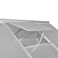 shumee megerősített alumínium üvegház alapkerettel 6,05 m2 