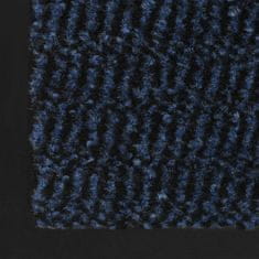 shumee négyszögletes szennyfogó szőnyeg 40 x 60 cm kék