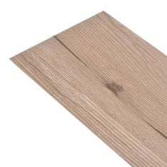 shumee barna tölgy színű öntapadó PVC padlóburkoló lapok 2,51 m² 2 mm