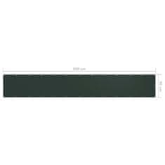 Greatstore sötétzöld oxford-szövet erkélyparaván 90 x 600 cm