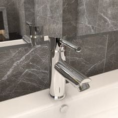 Greatstore krómozott felületű fürdőszobai mosdócsaptelep 130 x 176 mm