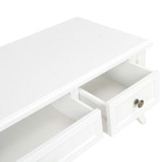 shumee 280048 TV Cabinet White 100x35x35 cm Wood