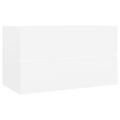 Greatstore fehér forgácslap mosdószekrény 80 x 38,5 x 45 cm