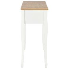 shumee 280044 Dressing Console Table with 3 Drawers White