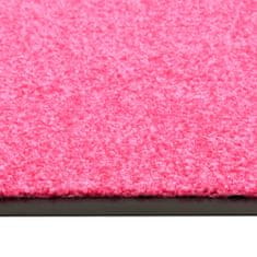 Vidaxl rózsaszín kimosható lábtörlő 60 x 180 cm 323447