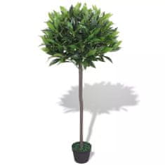 shumee műbabérfa virágcseréppel 125 cm zöld