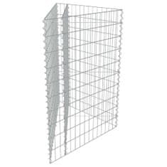 Greatstore horganyzott acél gabion magaságyás 75 x 75 x 50 cm