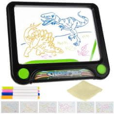 MG Magic Board LED rajz tablet gyerekeknek, fekete