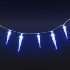 Greatstore 100 db akril kék karácsonyi jégcsaplámpa
