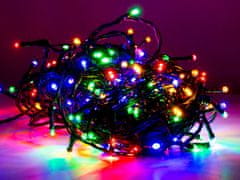 Pollin Újévi fénylánc 80 LED RGB 8m - 8 funkció
