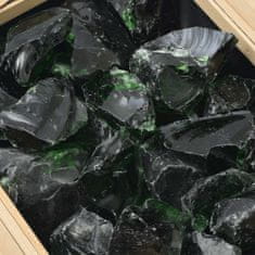 Greatstore gabion kerti üveg kő zöld 60-120 mm 25 kg