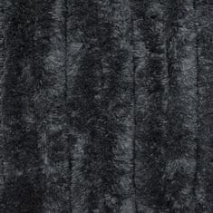 Greatstore antracitszürke zsenília rovarfüggöny 56 x 185 cm