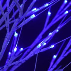 Greatstore 120 LED-es beltéri/kültéri kék fűz karácsonyfa 1,2 m