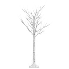 Greatstore 120 LED-es beltéri/kültéri meleg fehér fűz karácsonyfa 1,2 m