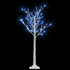 Greatstore 120 LED-es beltéri/kültéri kék fűz karácsonyfa 1,2 m