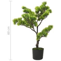 shumee zöld cserepes mű fenyőbonsai 60 cm