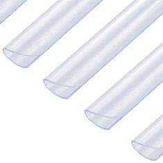 Greatstore 100 darab átlátszó PVC kerítés tekercs rögzítő